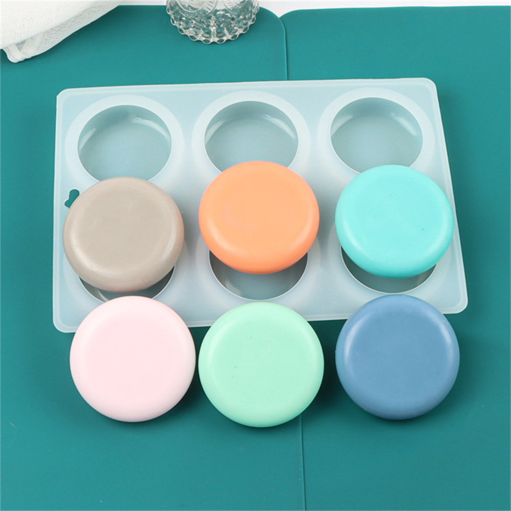Soap Making Kit For Beginners - 6 Holes Round Oval Silicone Soap