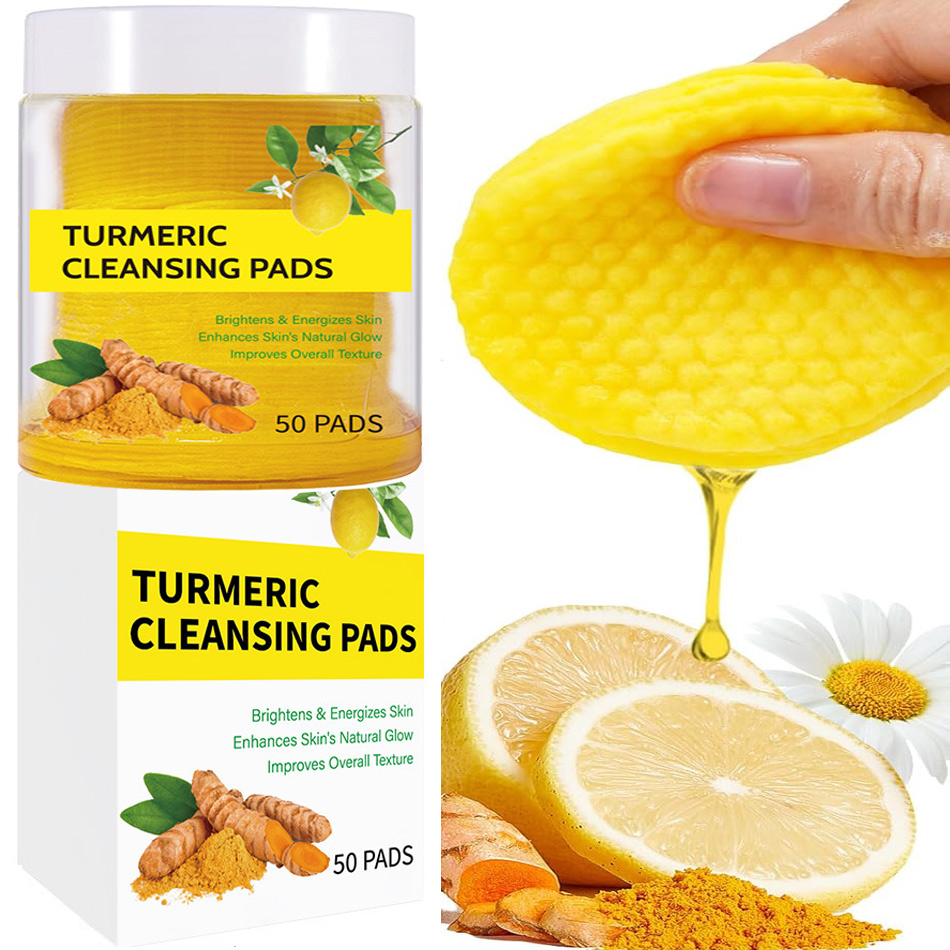 Castor Oil Soap - Turmeric Cleansing Pads Acid And Turmeric