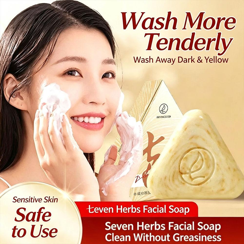 Oil Control Seven Herbs Herbal - Castor Oil Soap ulasan dan harga