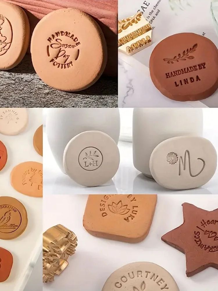 Custom Pottery Stamp for Clay  - Soap Stamp Custom ulasan dan harga