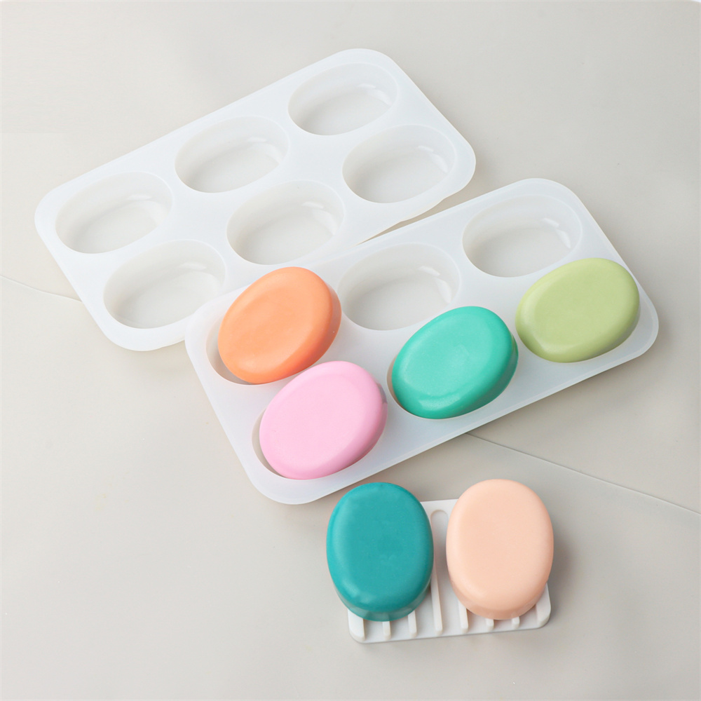 6 Holes Round Oval Silicone So - Soap Making Kit For Beginners ulasan dan harga
