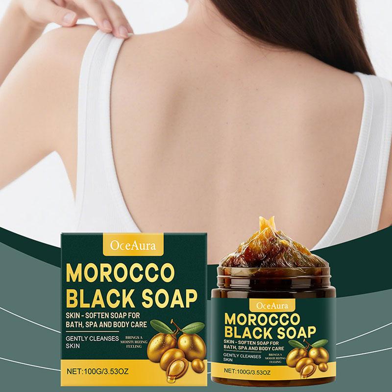Moroccan Black Soap Deep Clean - Castor Oil Soap ulasan dan harga