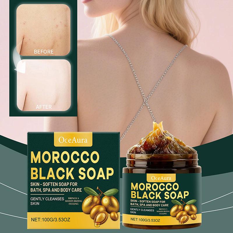 Moroccan Black Soap Deep Clean - Castor Oil Soap ulasan dan harga