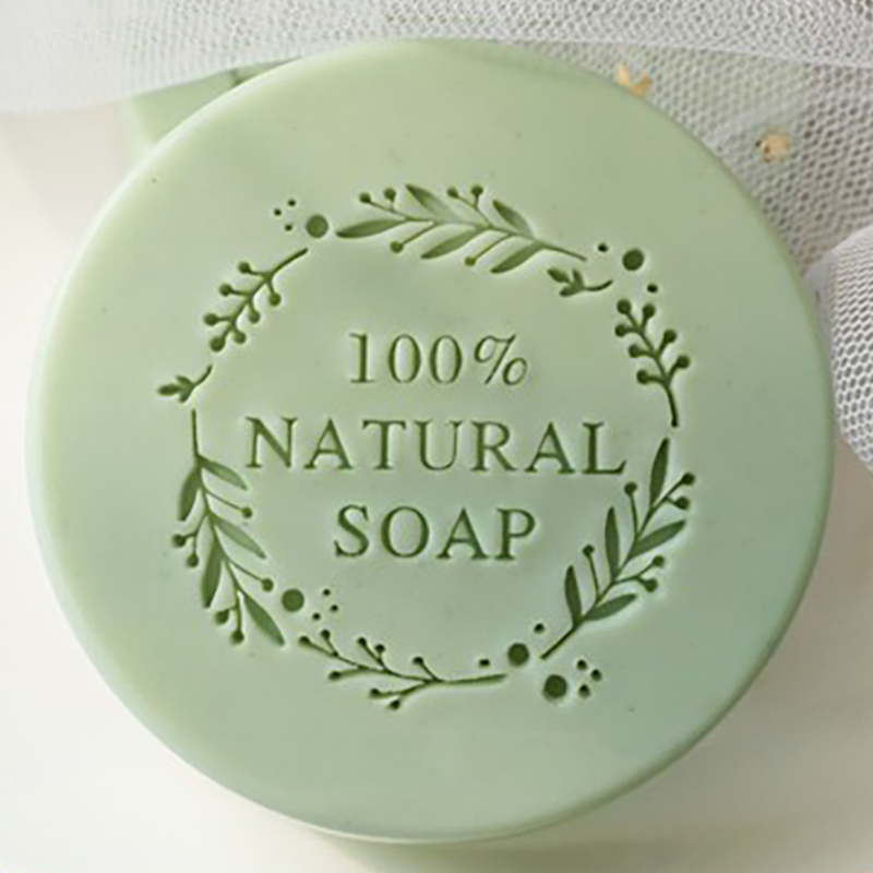 100% NATURAL SOAP  Letter flow - Soap Stamp Custom ulasan dan harga