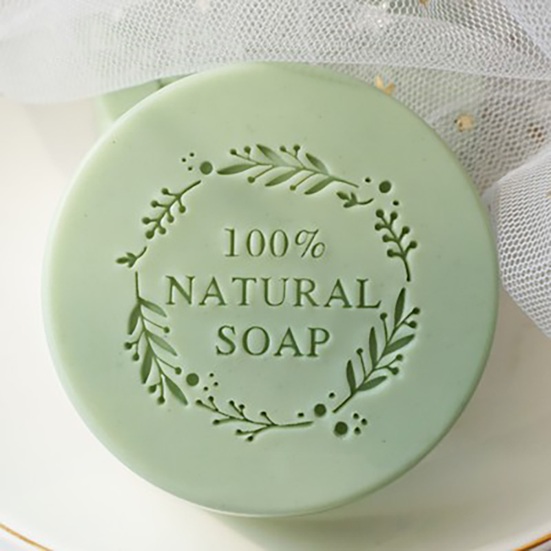 100% NATURAL SOAP  Letter flow - Soap Stamp Custom ulasan dan harga