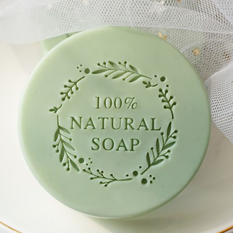 100% NATURAL SOAP  Letter flow - Soap Stamp Custom ulasan dan harga