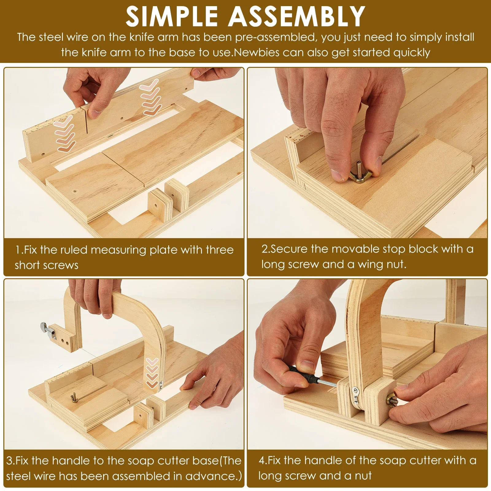 Wooden Soap Cutter Professiona - Soap Cutter Wire ulasan dan harga