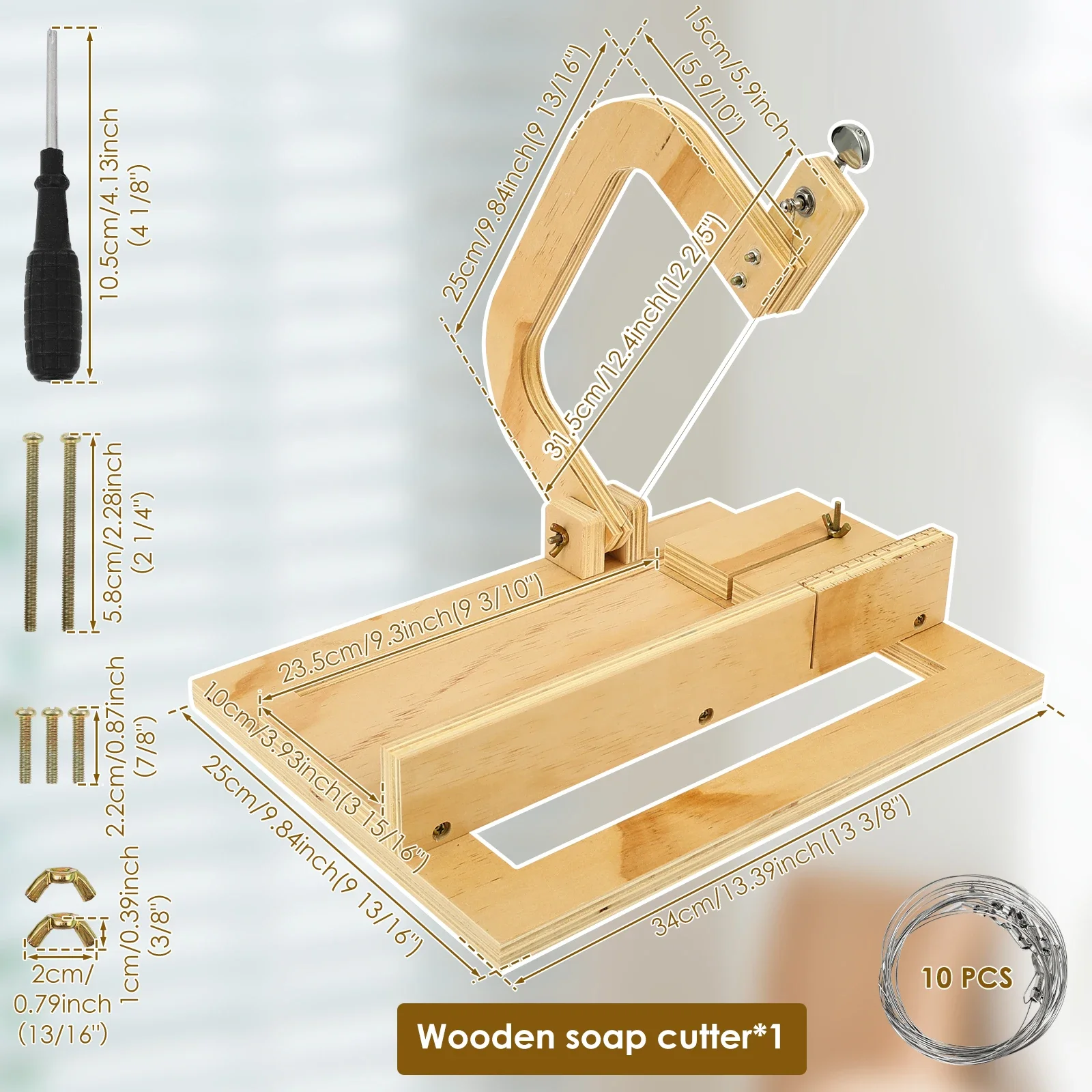 Wooden Soap Cutter Professiona - Soap Cutter Wire ulasan dan harga