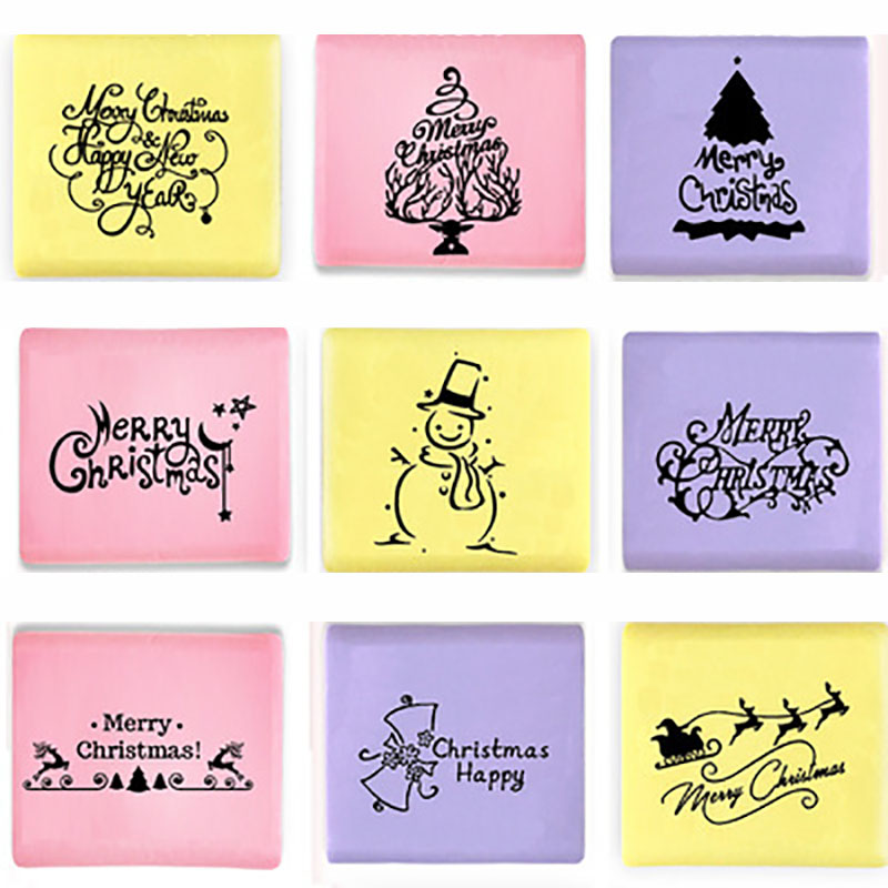 Handmade Xmas Series Acrylic C - Soap Stamp Custom ulasan dan harga