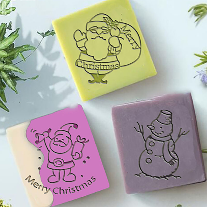 Handmade Xmas Series Acrylic C - Soap Stamp Custom ulasan dan harga