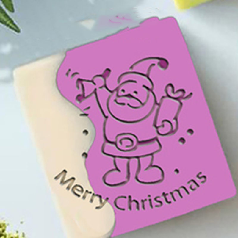Handmade Xmas Series Acrylic C - Soap Stamp Custom ulasan dan harga