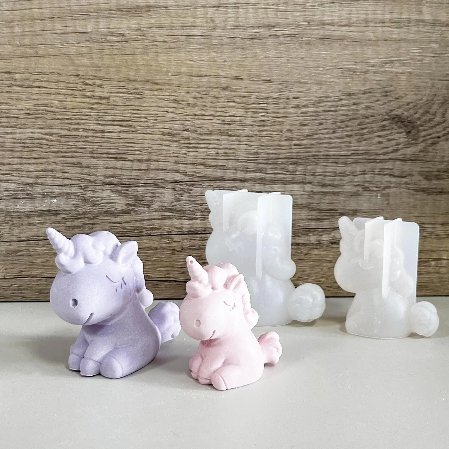 3D Geometric Silicone Unicorn  - Soap Making Accessories ulasan dan harga