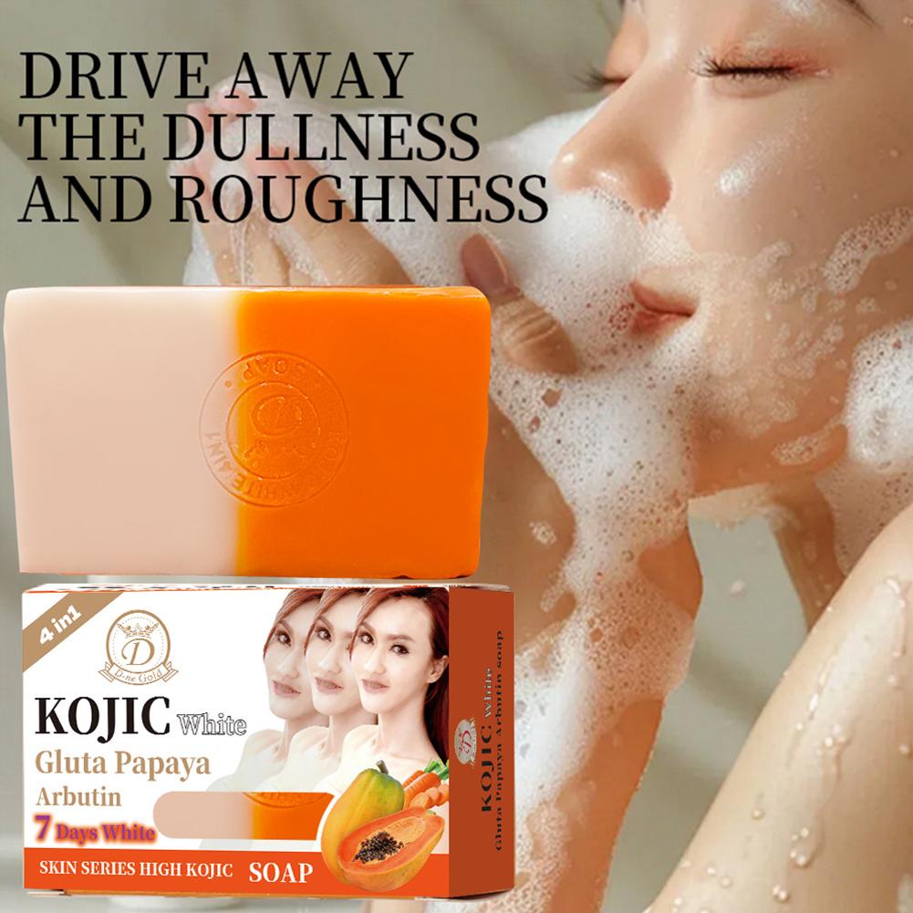160g Papaya Kojic Acid Essenti - Castor Oil Soap ulasan dan harga