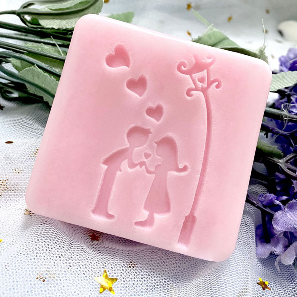 LOVE Word Valentine's Day Flow - Soap Stamp Custom ulasan dan harga