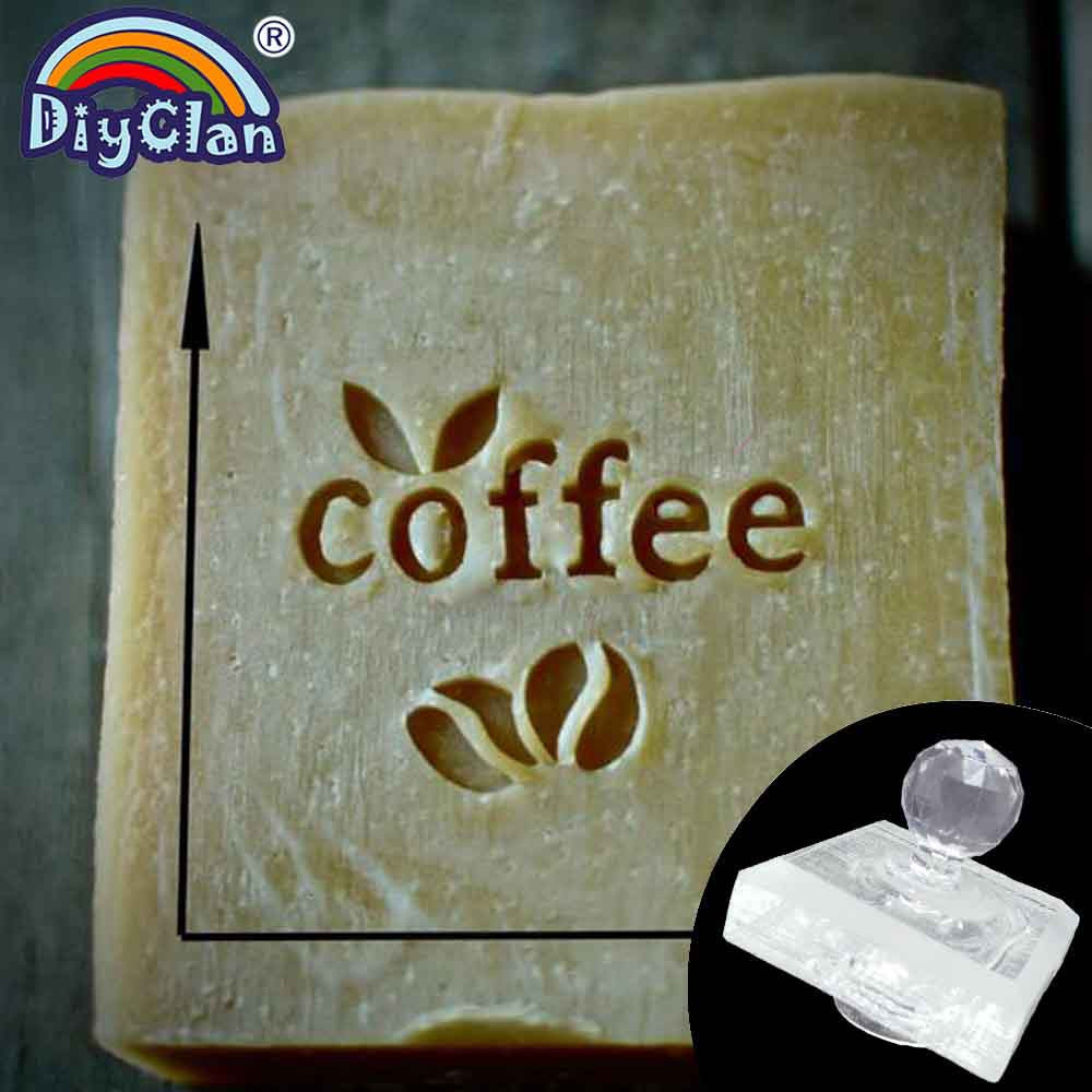 Coffee Bean Pattern Handmade S - Soap Stamp Custom ulasan dan harga