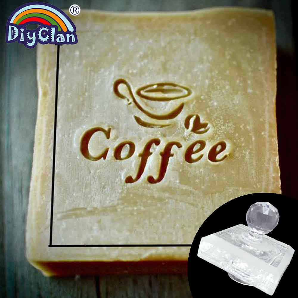 Coffee Bean Pattern Handmade S - Soap Stamp Custom ulasan dan harga
