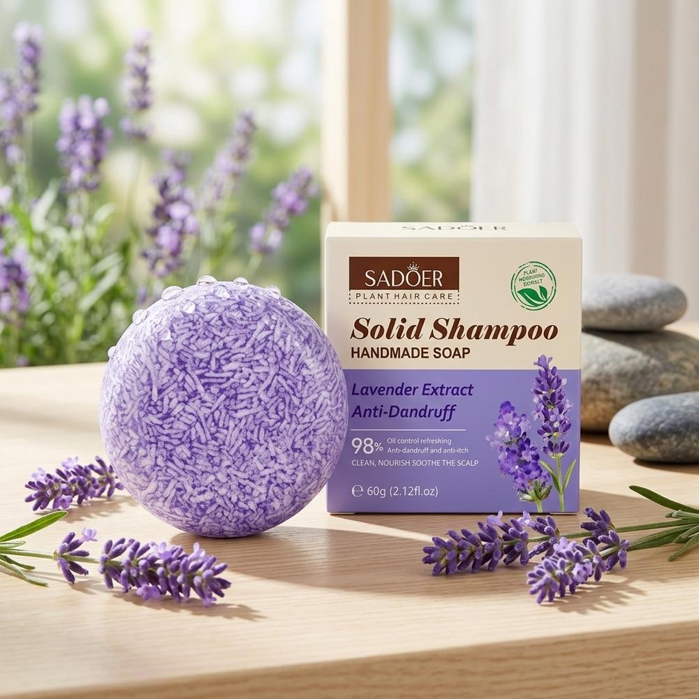 SADOER Lavender Hair Soap Soli - Castor Oil Soap ulasan dan harga