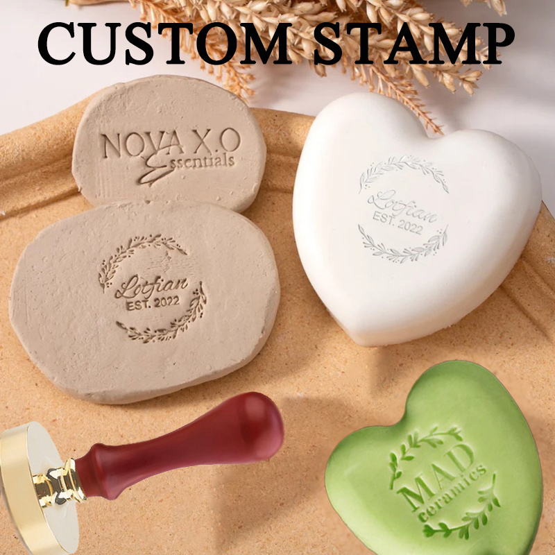 Personalized Pottery Stamp for - Soap Stamp Custom ulasan dan harga
