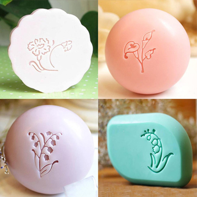 Small Flower Pattern Handmade  - Soap Stamp Custom ulasan dan harga