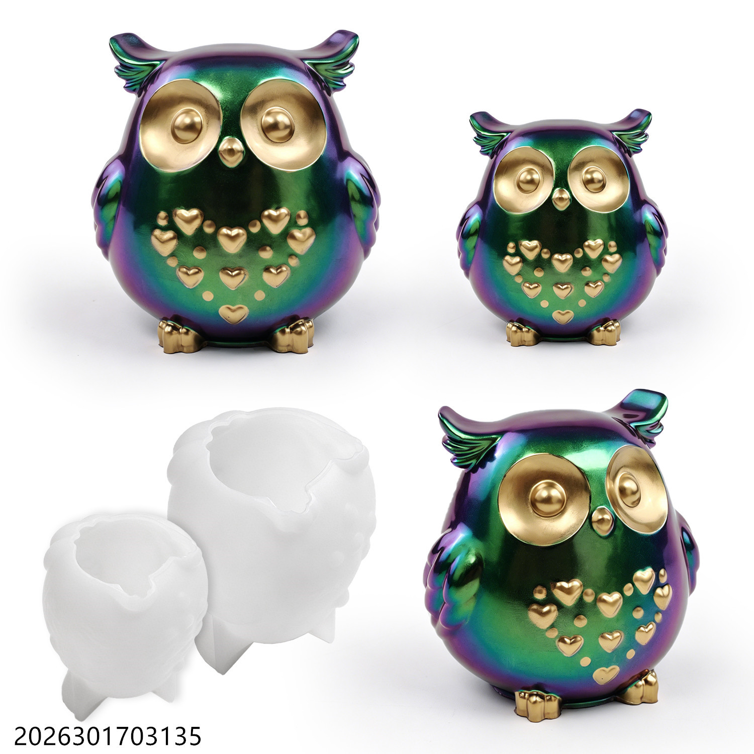 Owl Silicone Mold 3D Bird Shap - Soap Making Accessories ulasan dan harga