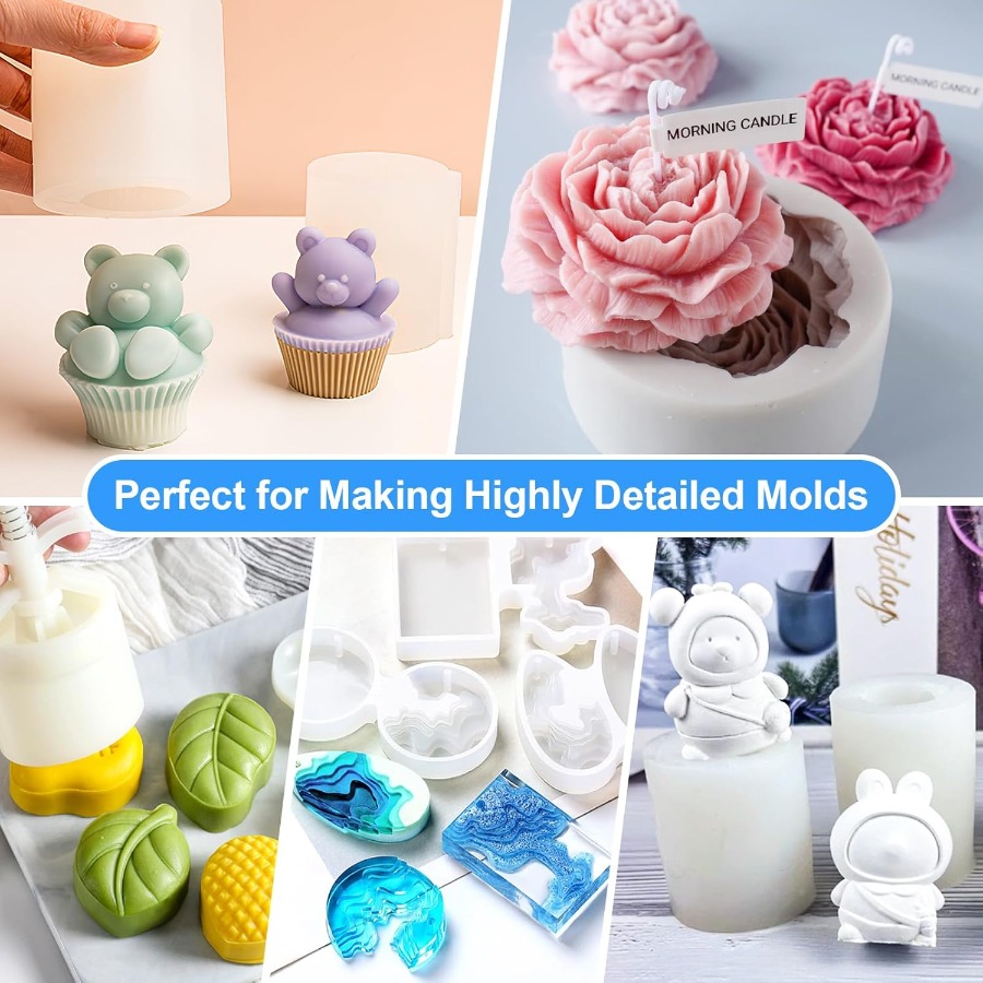 Silicone Mold Making Kit, 38.8 - Soap Making Accessories ulasan dan harga