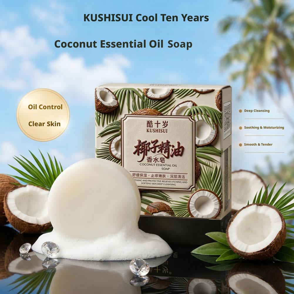 70g Coconut Essential Oil Perf - Castor Oil Soap ulasan dan harga