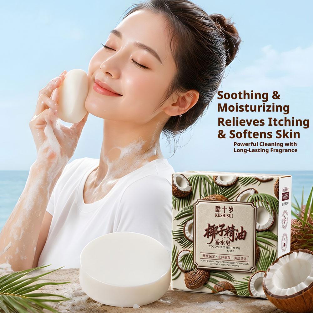 70g Coconut Essential Oil Perf - Castor Oil Soap ulasan dan harga